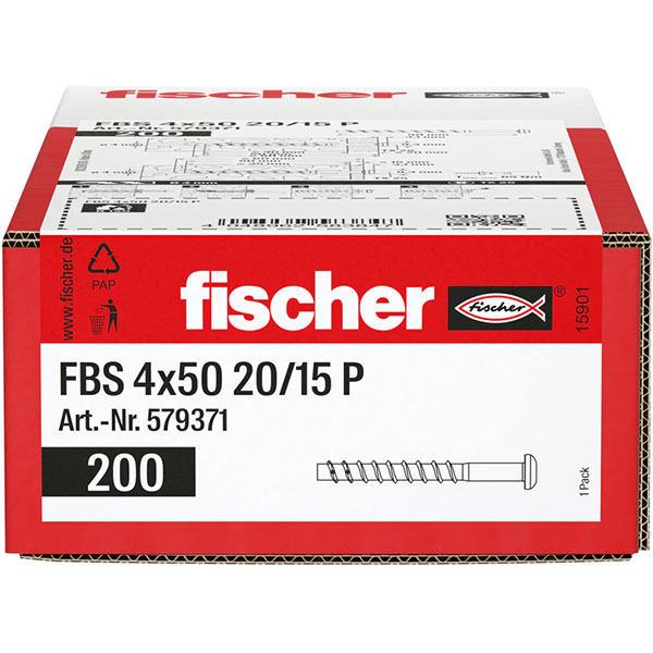 Fischer Vite per Calcestruzzo FBS Testa Bombata (TB) - FISCHER - Immagine 4